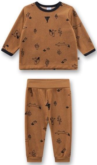 Sanetta - 222185 - Pyjama - Bruin - 74