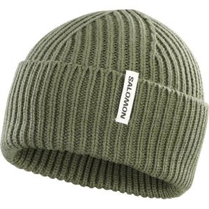 Salomon Snowbird Beanie Muts (olijfgroen)