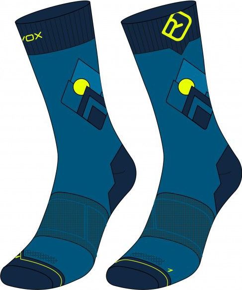 Ortovox - Alpine Light Comp - Merinosokken - Blauw