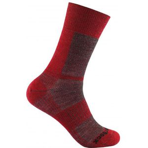 Wrightsock - Coolmesh II Merino Crew - Wandelsokken - Rood - 71% Wol