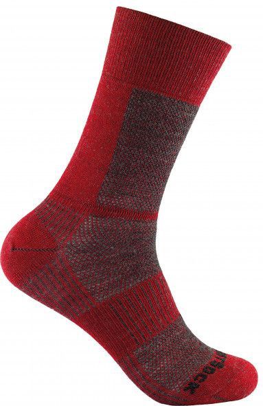 Wrightsock - Coolmesh II Merino Crew - Wandelsokken - Rood - 71% Wol