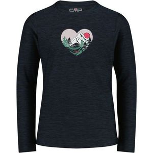 CMP Girls Jersey T-Shirt Longsleeve (Kinderen |zwart)