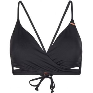 ONeill Womens Baay Top Bikinitop (Dames |grijs/zwart)