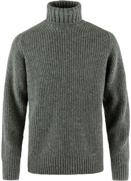 Fjällräven - Övik Roller Neck Sweater - Wollen Trui - Grijs