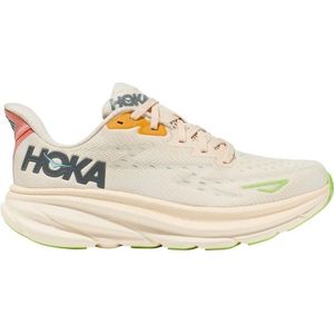 HOKA Womens Clifton 9 Hardloopschoenen (Dames |beige)