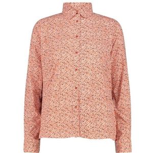 CMP Womens Longsleeve Shirt with Pattern Blouse (Dames |roze)