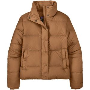 Patagonia - Silent Down Jkt - Donsjas - Bruin - Voor Dames van Gerecycled Polyester