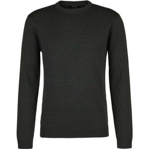 Stoic MerinoKnit MMXXKniva Sweater Merinotrui (Heren |zwart)