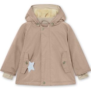 Mini A Ture Kids Matwally Fleece Lined Winter Jacket Winterjack (Kinderen |beige |waterdicht)
