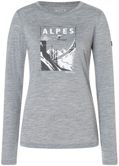 Super.natural - Alpes - T-shirt - Lange Mouwen - Geurremmend - Lichtgewicht Merino