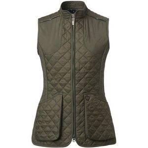 Chevalier Womens Dunsley Quilted Vest Synthetische bodywarmer (Dames |olijfgroen)