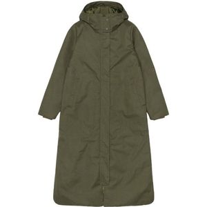 Selfhood - Long Parka Coat - Lange Jas - Olijfgroen - Waterdicht