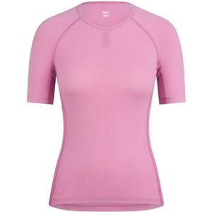 Rapha Womens Merino Base Layer Short Sleeve Merino-ondergoed (Dames |roze)