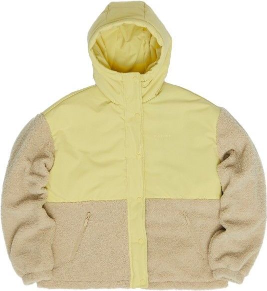 Mazine Womens Fabric Blocking Jacket Winterjack (Dames |beige)