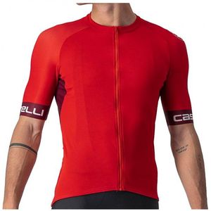Castelli Entrata VI Jersey Fietsshirt (Heren |rood)