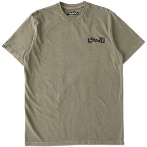 KAVU Cubed T-shirt (Heren |olijfgroen)