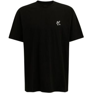 Iriedaily - Dance Tune - Shirt - Zwart/Wit - Kwartmouw - Losse Pasvorm