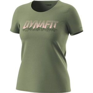 Dynafit Womens Graphic Cotton S/S Tee T-shirt (Dames |olijfgroen)