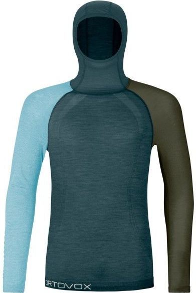 Ortovox - 120 Comp Light - Hoody - Blauw - Merino-ondergoed