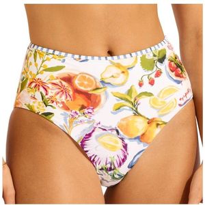 Seafolly Womens Coastline High Waisted Pant Bikinibroekje (Dames |oranje)