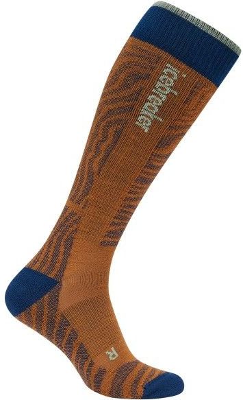 Icebreaker - Merino Ski+ Light OTC Mountain Contour - Skisokken - Bruin