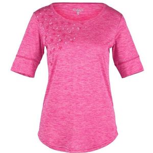 CMP Womens Shortsleeve Light Mealnge T-Shirt Sportshirt (Dames |roze)