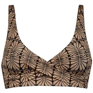 Watercult Womens Artisan Vibe Cross-Over Bikini Top Bikinitop (Dames |wit)