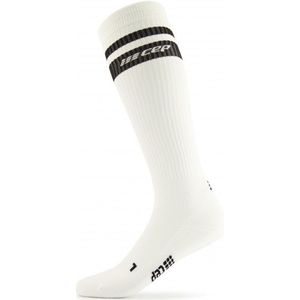 CEP Classic 80s Socks Tall Compressiesokken (Heren |wit)