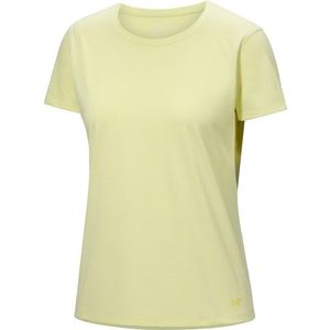 Arcteryx Womens Taema Crew S/S Sportshirt (Dames |geel)