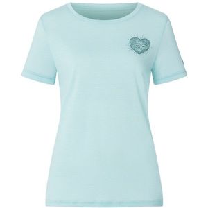 supernatural Womens Little Heartwood Tee Merinoshirt (Dames |grijs)