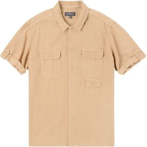 Amundsen Sports Travellers Linen S/S Overhemd (Heren |beige)
