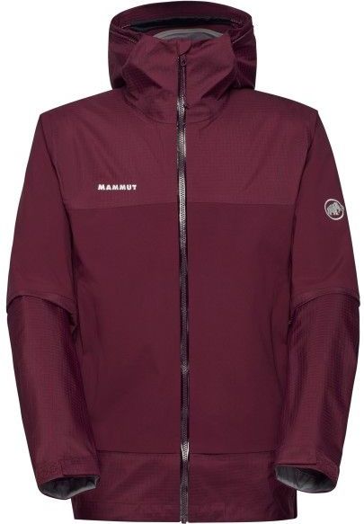 Mammut Ducan Guide Hardshell Hooded Jacket Regenjas (Heren |rood |waterdicht)