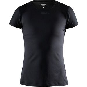 Craft Womens ADV Essence S/S Slim Tee Sportshirt (Dames |zwart)