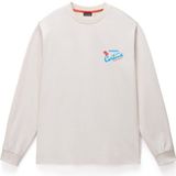 Napapijri - S-Fiemme L/S - Longsleeve - Wit/Grijs