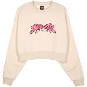 Santa Cruz - Winkowski 8Baller Strip - Trui - Beige/Wit - Katoen/Polyester