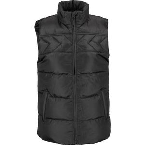 Volcom Womens Stone Castine Puff Vest Synthetische bodywarmer (Dames |zwart/grijs)