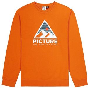 Picture Authentic Crew Trui (Heren |oranje)