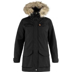 Fjällräven Womens Nuuk Parka Lange jas (Dames |zwart |waterdicht)