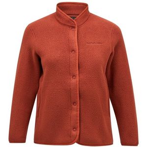 Peak Performance Womens Fleece Snap Cardigan Fleecevest (Dames |rood)