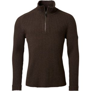 Chevalier Antony Half Zip Wool Pullover Wollen trui (Heren |zwart/bruin)