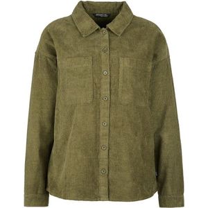 Stoic Womens MMXX Selja Cord Shirt Overhemd (Dames |olijfgroen)