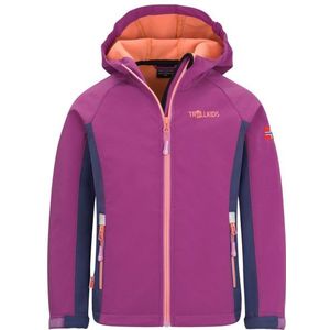 Trollkids Girls Kristiansand Jacket Softshelljack (Kinderen |purper)