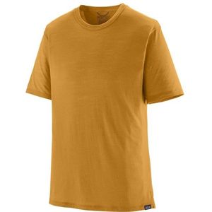 Patagonia Cap Cool Merino Shirt Merinoshirt (Heren |geel/bruin)