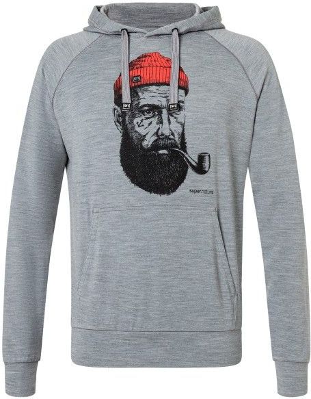 Super.natural - Fav Sailor Hoodie - Merino Hoodie - Zwart