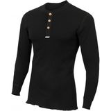 Aclima Warmwool Granddad shirt Merinotrui (Heren |zwart)