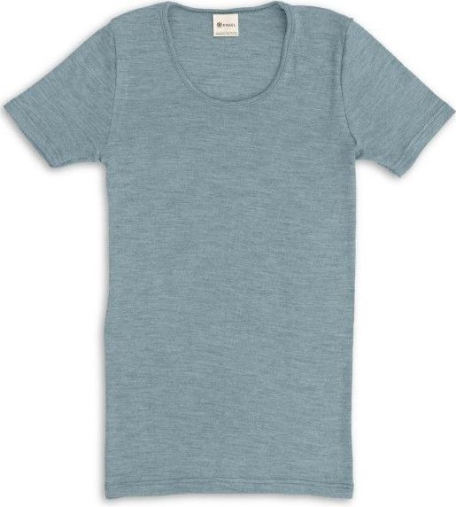 Engel - Merino-ondergoed - Turkoois - Dames Onderhemd S/S