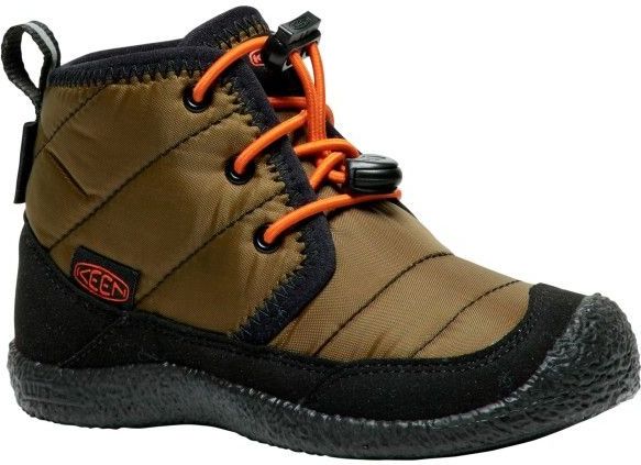 KEEN Howser 2 Chukka waterdichte laarzen, donker olijf/goud vlam, 13 UK, Donker Olijf Gouden Vlam, 13 UK