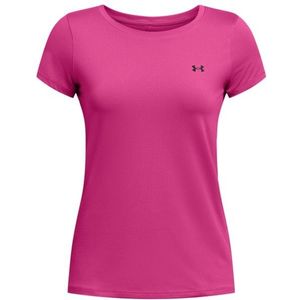 Under Armour Womens UA Heatgear Armour S/S Sportshirt (Dames |roze)