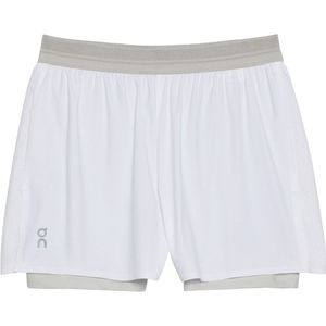 On - 3 Performance 2/1 Shorts - Hardloopshort - Wit