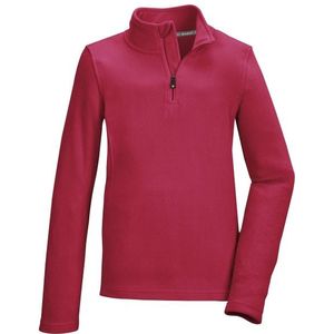 killtec Girls KSW 247 Fleece Shirt Fleecetrui (Kinderen |rood/roze)